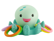Svietiaca chobotnica s krúžkami do kúpeľa Infantino