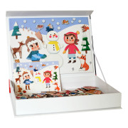 Magnetická kniha Vianoce – Christmas Magnetic Book Edukid