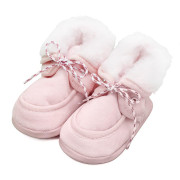 Dojčenské zimné capáčky New Baby ružové
