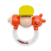 Detská hrkálka Baby Mix včielka oranžová