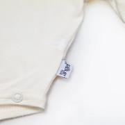 Body tenké zavinovacie DR Outlast® UPF 50+ biela káva Little Angel