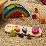 Vkladacie puzzle Učím sa počítať ovocie Sarah Betz Vilac