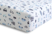 Mušelínové prestieradlo Dizajn s gumou 60 x 120 cm BabyMatex