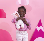 Realistická bábika bábätko s mäkkým látkovým telom 32 cm Little baby Llorens