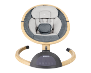 Hojdacie lehátko elektrické Ashlee Dark Grey KikkaBoo