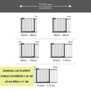 Lindam - rozšírenie detskej zábrany SS a Easy fit 28 cm
