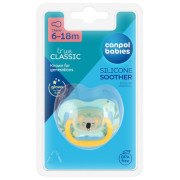 Cumlík silikónový čerešnička Exotic animals 6 - 18 m 1 ks Canpol babies