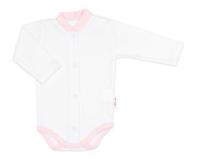 Pletená sada oblečenia pre bábätko Star 5dielna ružová Baby Nellys