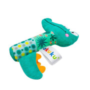 Plyšová hračka s pískatkom - Krokodíl, zelená Akuku