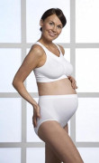Nohavičky tehotenské podporné biele