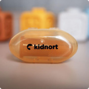 Silikónová kefka na prst Blomka 6 m+ Kidnort