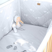 2-dielny bavlnený set do postieľky 0 m+ bonjourbébé