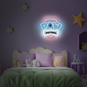 Dekoratívne LED neón Tlapková patrola - Logo