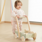 Drevené vozítko s kockami Viga