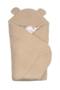 Baránková zavinovačka s kapucňou bavlna/baránok Teddy