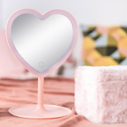 Kozmetické zrkadlo GIOperfect Pink Heart