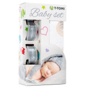 Baby set - bambusová osuška + kočíkový kolíček