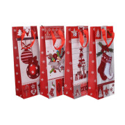 Darčeková taška na fľašu 12,5 x 36 x 8,5 cm Vianoce