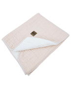 Deka mušelínová s kožušinou 75 x 90 cm Eko