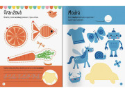 Veľké samolepky pre malé ruky Farby a tvary