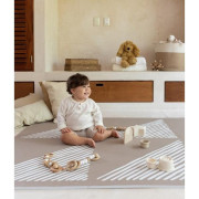 Hracia podložka Puzzle Prettier Toddlekind Sandy Lines Tan 120 x 180 cm