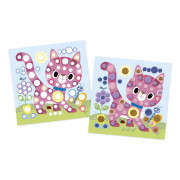 My arts&crafts Mini Okrúhle nálepky Psík a kamaráti od 3 rokov Janod