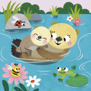 My arts&crafts Mini Zamatové omaľovánky Chutné zvieratká od 18 mesiacov Janod