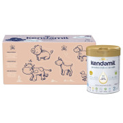 Kendamil Premium 2 HMO+, 2,4 kg (3× 800 g), kreatívne balenie s darčekom