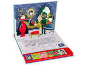 Snehulienka - priestorové leporelo s rozprávkou so 6 zvukmi