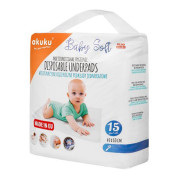 Jednorazové hygienické podložky Akuku Baby Soft 40x60 cm 15ks