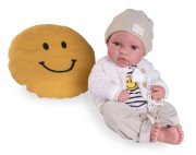 Realistická bábika bábätko s celovinylovým telom 42 cm Erika 50423 Antonio Juan