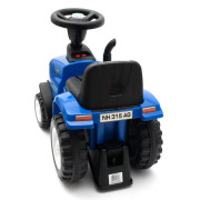 Detské odrážadlo traktor s vlečkou a náradím Baby Mix New Holland
