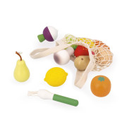 Drevená zelenina a ovocie v sieťke Janod Shiny Grandma