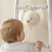 Hračka hudobná Teddy myška Nattou 16 cm, 0 m+