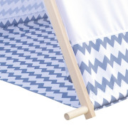 Stan domček bielo šedý 150 cm