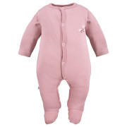Dojčenský overal Petite kvetinky ružový Eevi