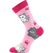 Ponožky detské Kaito s obrázkami dievčenský mix F (3 páry)