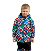 Detská softshellová bunda Duo Play of colors biela Esito