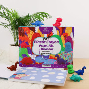 Kreatívna súprava Prvé voskovky 2 v 1 Dinosaurus Tookyland