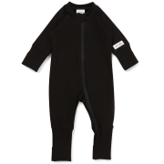 Detský rastúci overal Panda All Black čierna Moniel