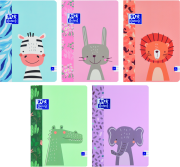 Zošit Oxford Kids A5/16 listov, dvojito linajkový, mix Oxford