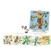 Tvorenie s nálepkami Vtáčiky Créa Lign