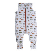 Spací vak s nohavicami Zoo biely Esito