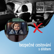 Spätné zrkadlo na dieťa na zadnú opierku Sipo