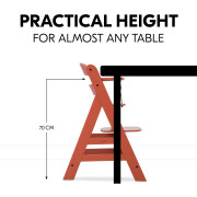 Jedálenská drevená stolička Hauck Alpha+