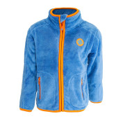 Mikina chlapčenská chlpatá so stojačikom modrá Pidilidi