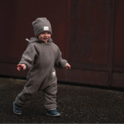 Rastúca zimná kombinéza Teddy fleece double Brown Esito