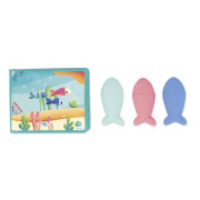 Mäkká obrázková knižka do vody Morský svet Janod