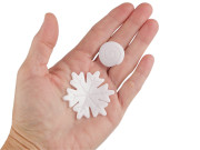 Vianočné samolepiace gélové vločky