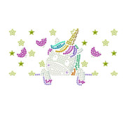 Veľká sada diamantové tvorenie Jednorožec Dotzies